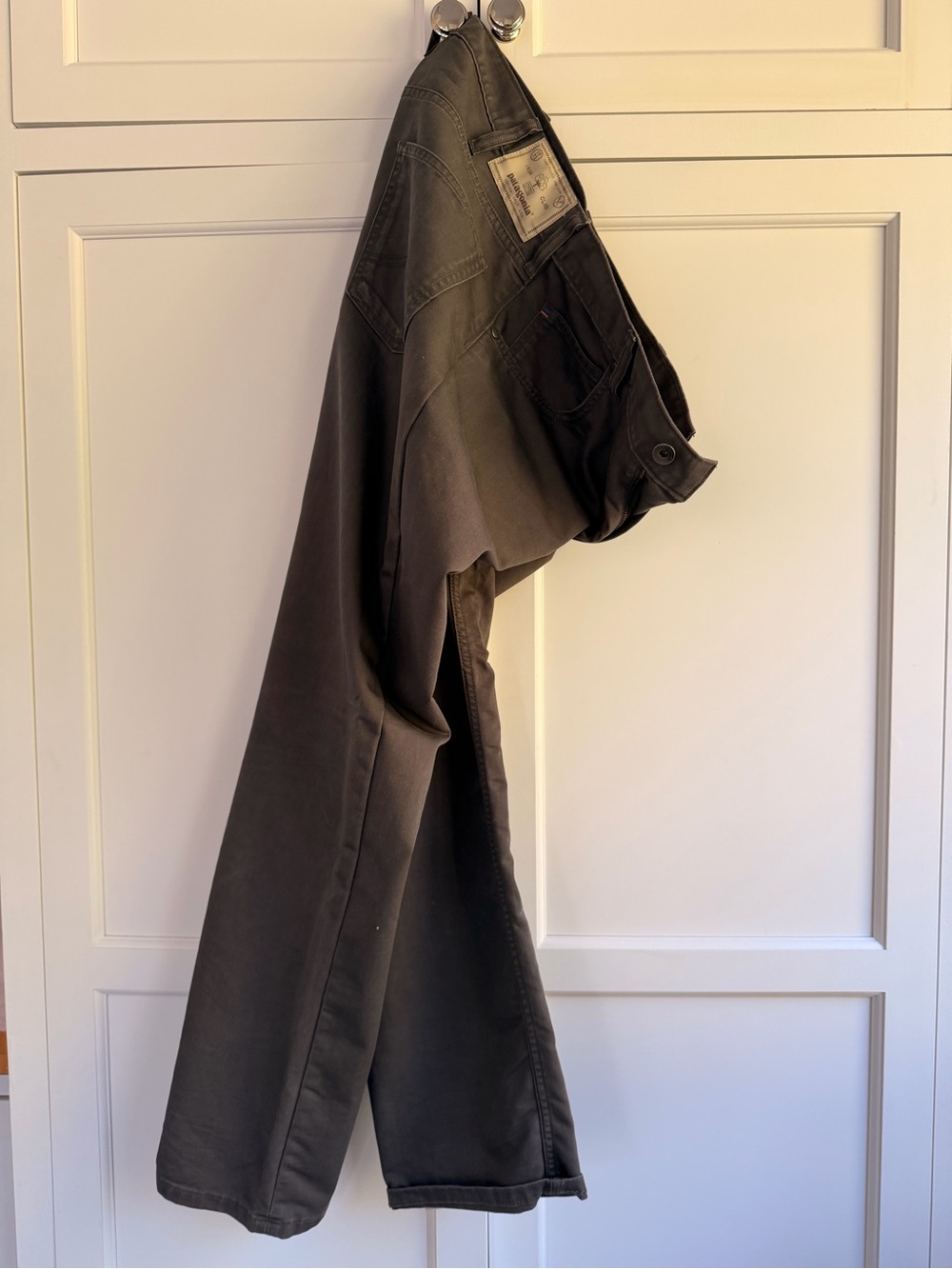 Men's Grey Patagonia Straight-Leg Pants